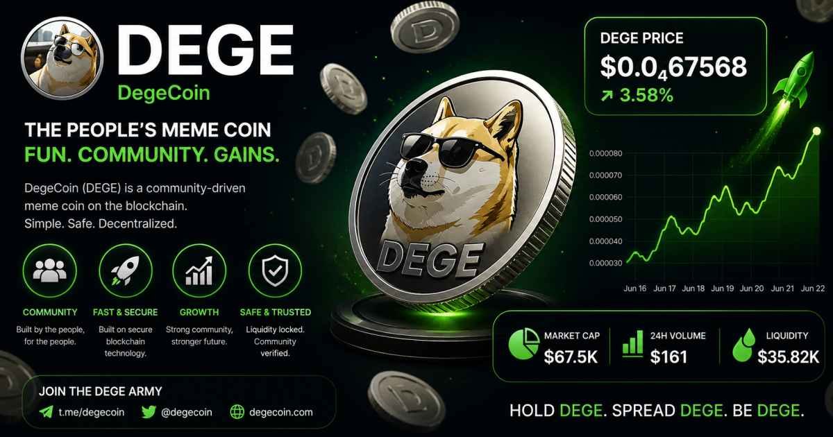 DEGE Crypto 2026: The Ultimate Guide to DegeCoin (DEGE) Price, Tokenomics & Future